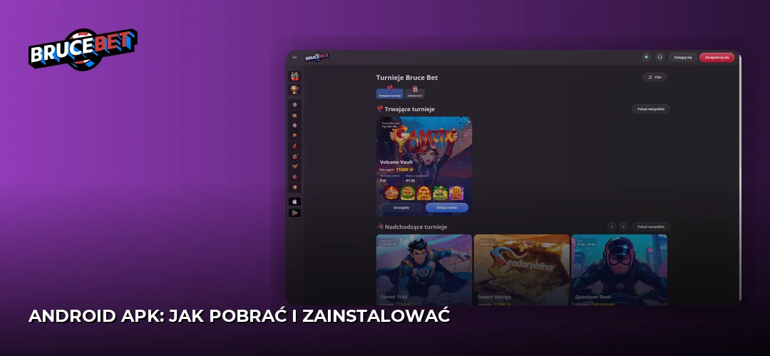Zrzut ekranu strony BruceBet