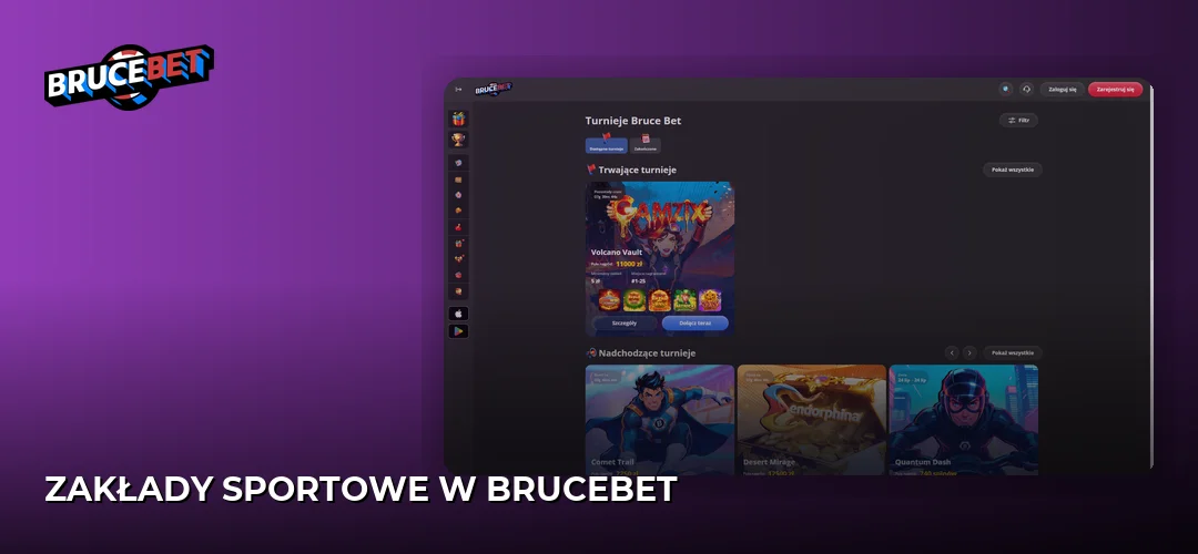 Zrzut ekranu strony BruceBet