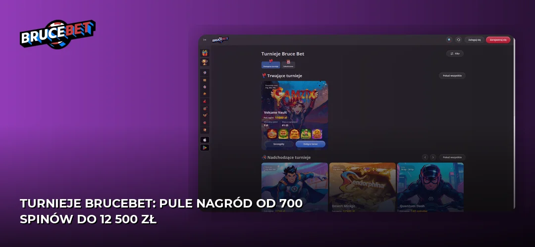Zrzut ekranu strony BruceBet