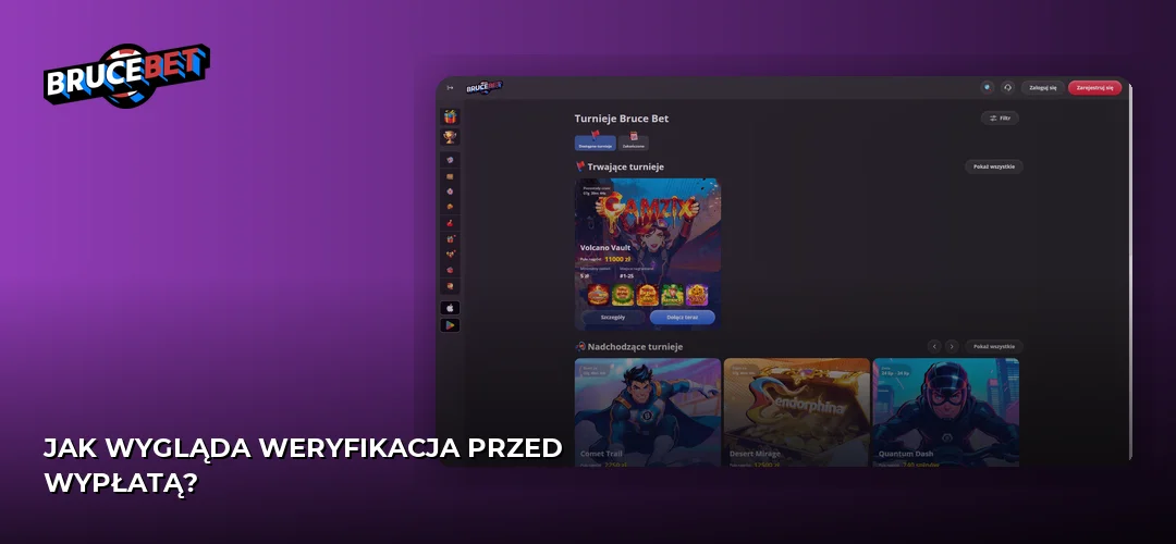 Zrzut ekranu strony BruceBet
